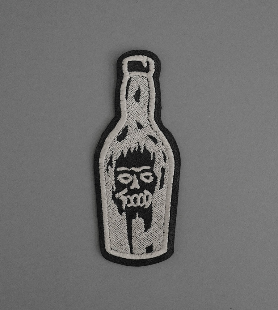 Ghost Bottle Leather Patch