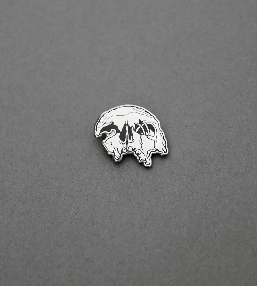Crushed Skull Pin
