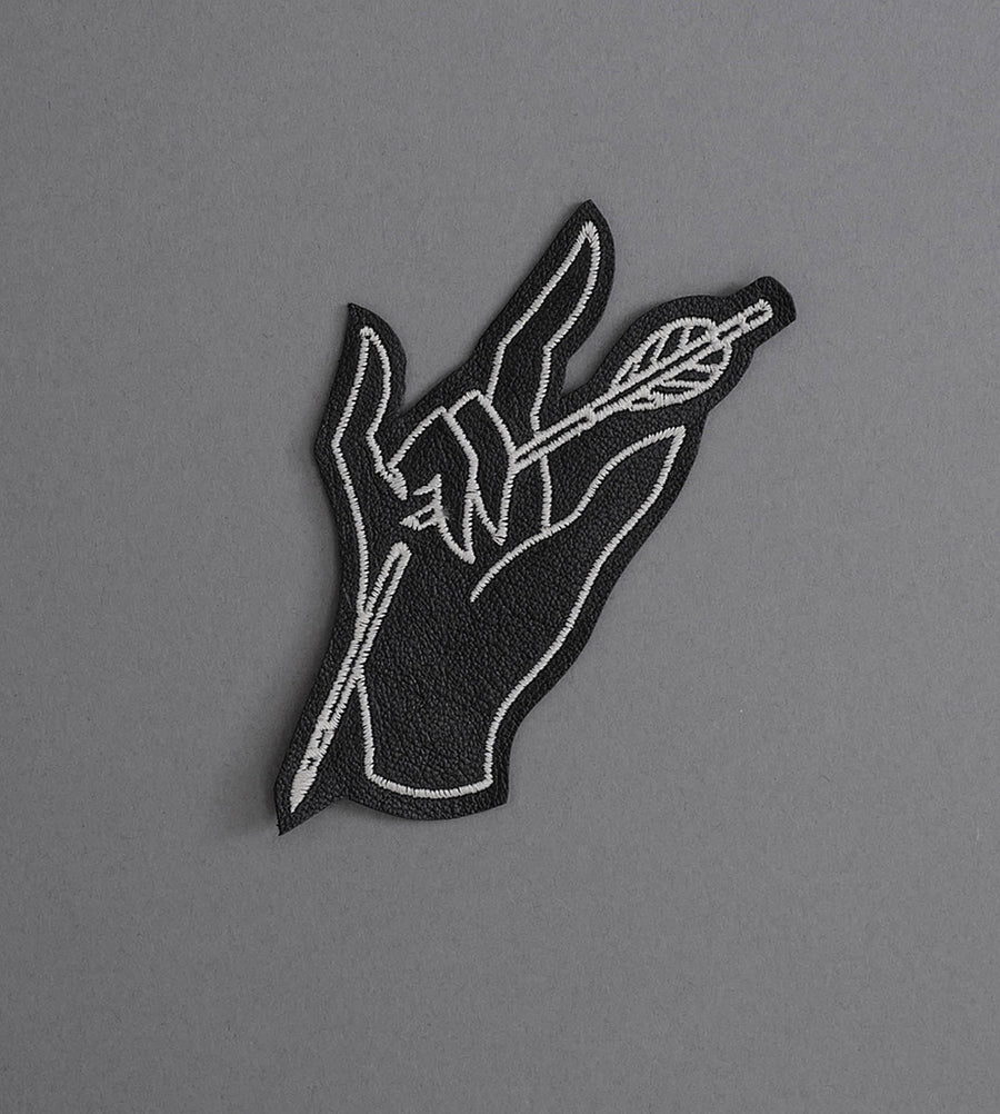 Devil Hand Leather Patch