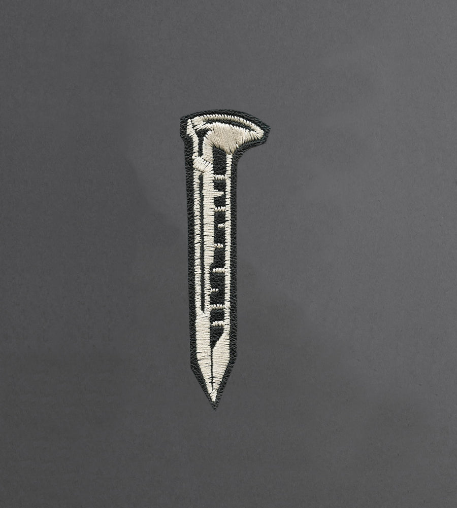 Railroad Nail Leather Patch
